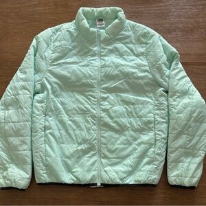 Victoria Secret PINK Mint Green Light Weight Puffer Jacket